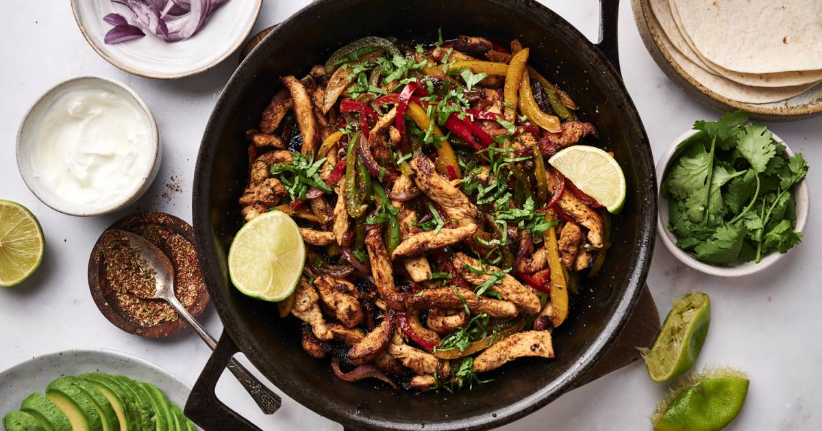 Hen Fajitas – Slender Kitchen