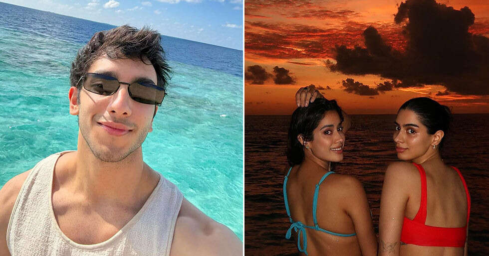 Photos From Vedang Raina and Khushi Kapoor’s Seaside Vacation