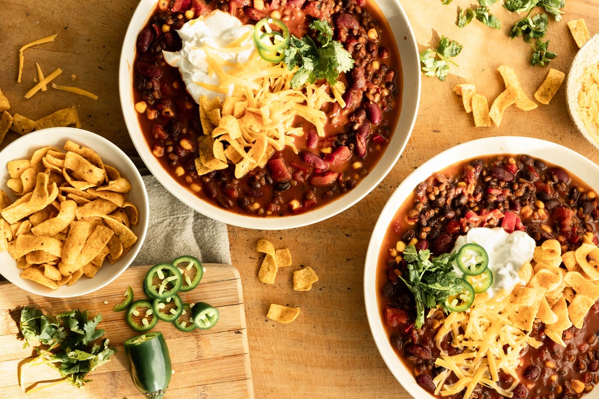 Lentil Chili Is the Final Comforting Vegetarian Recipe