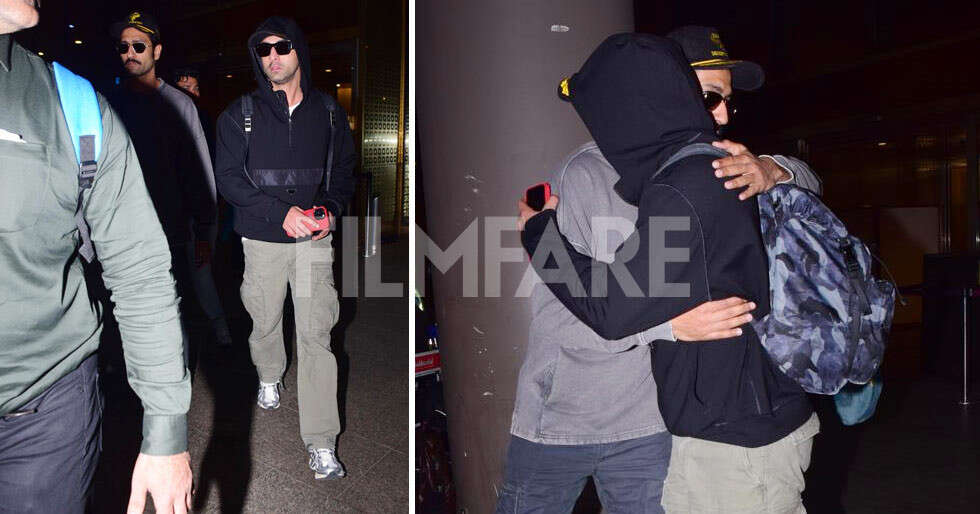 Images: Ranbir Kapoor and Vicky Kaushal Clicked at The Airport