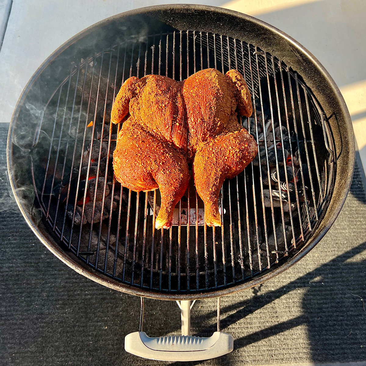 How To Make Good Spatchcock Rooster On Your Weber Kettle Grill