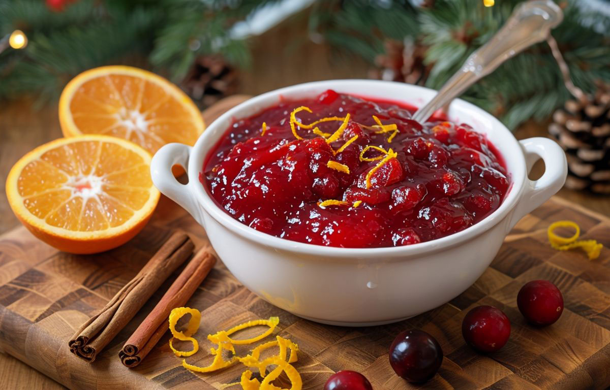 Recent Cranberry Sauce With Orange & Cinnamon