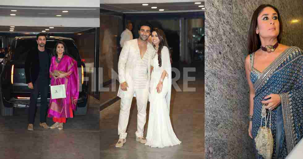 Pictures: Kapoor household glams up for Aadar Jain, Alekha Advani’s roka