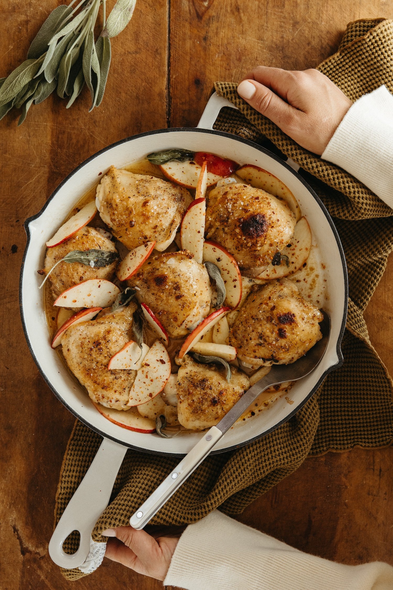 A Cider Glazed Hen Thighs Recipe for Simple Fall Dinners