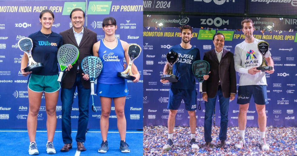 Spanish stars dominate India’s first-ever FIP Promotion India Padel Open