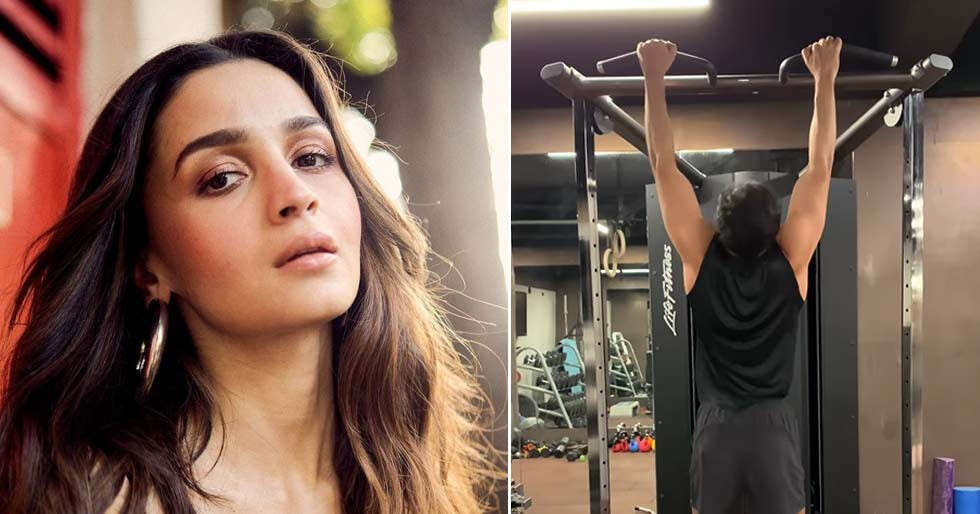 Ranbir Kapoor Does pull-ups As He Trains for Love & Warfare, Alia Bhatt Reacts