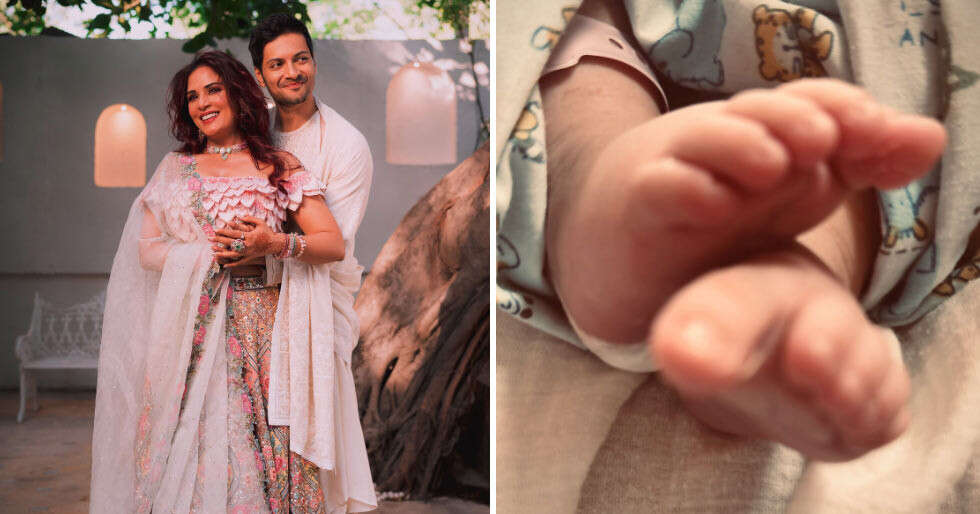 Richa Chadha, Ali Fazal title their daughter Zuneyra Ida Fazal