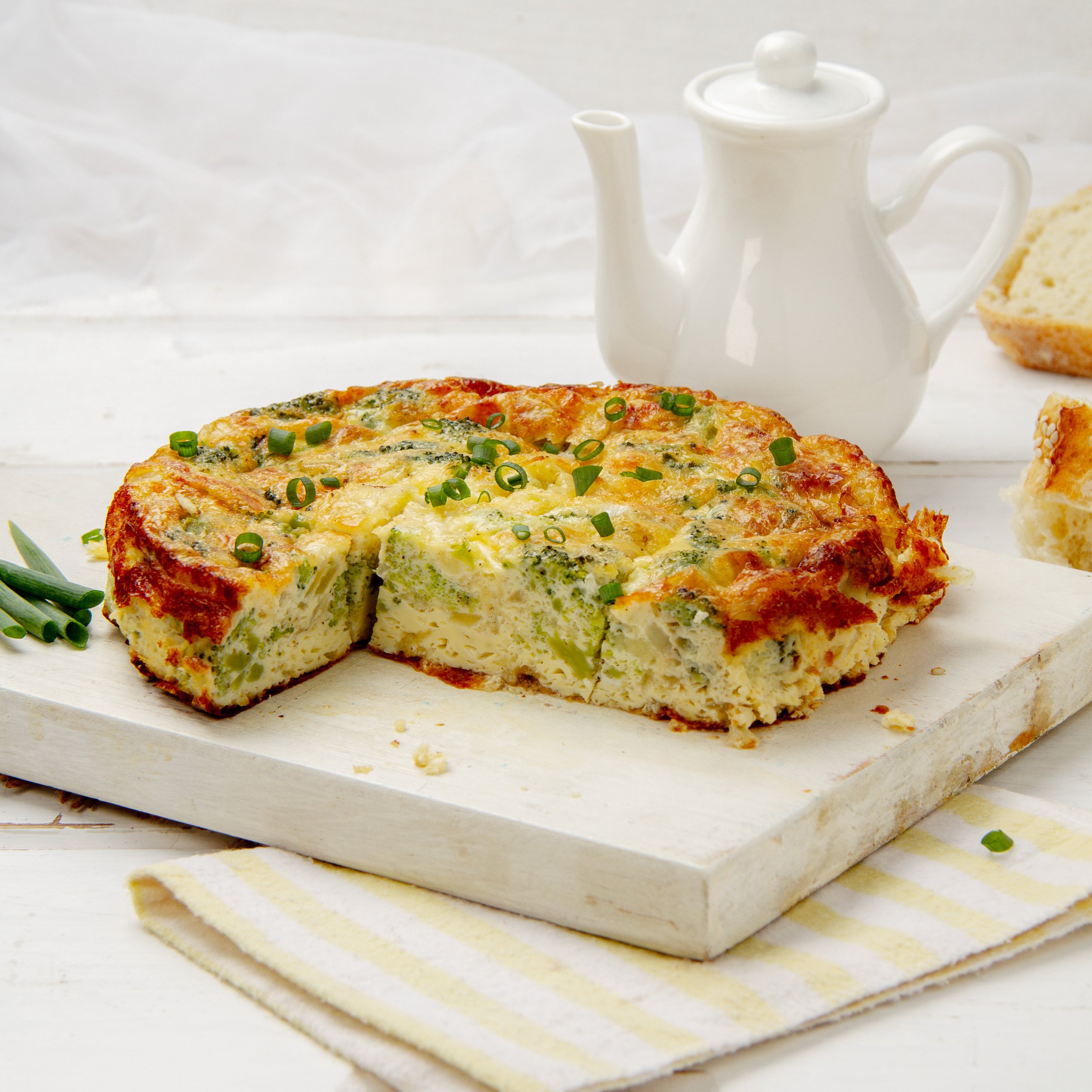 Broccoli Cheese Breakfast Egg Bake