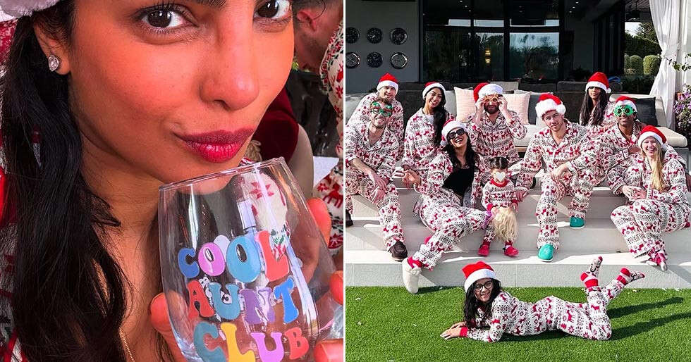 In Pics: Priyanka Chopra and Nick Jonas have a good time Christmas in model