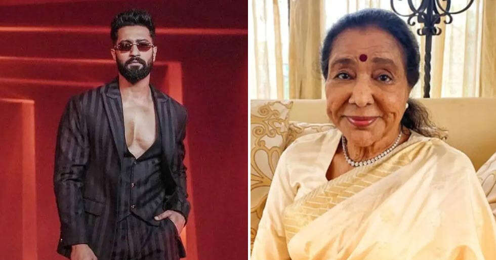 Vicky Kaushal reacts to Asha Bhosles Tauba Tauba efficiency