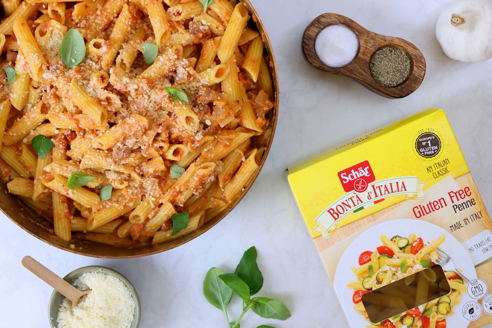 Straightforward Gluten-Free Penne Alla Vodka