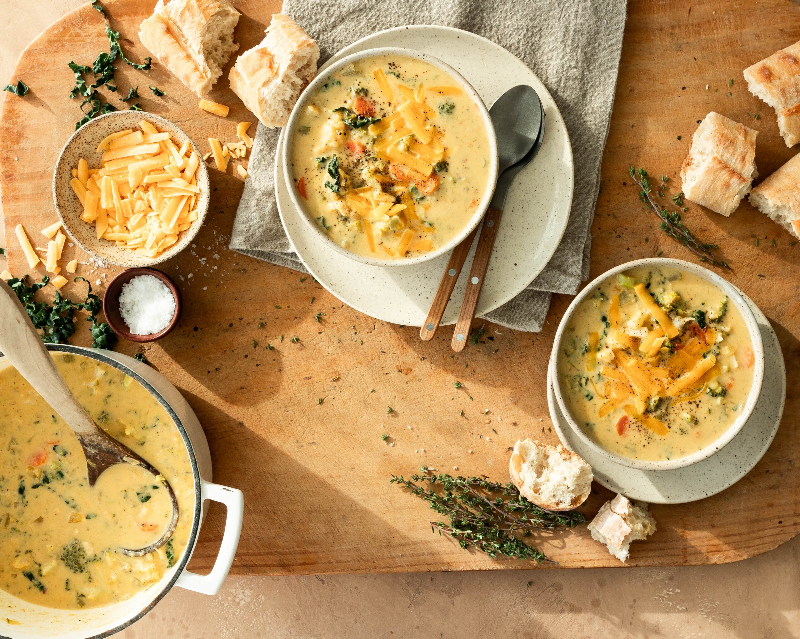 Wholesome Broccoli Cheddar Soup is the Coziest One-Pot Dinner