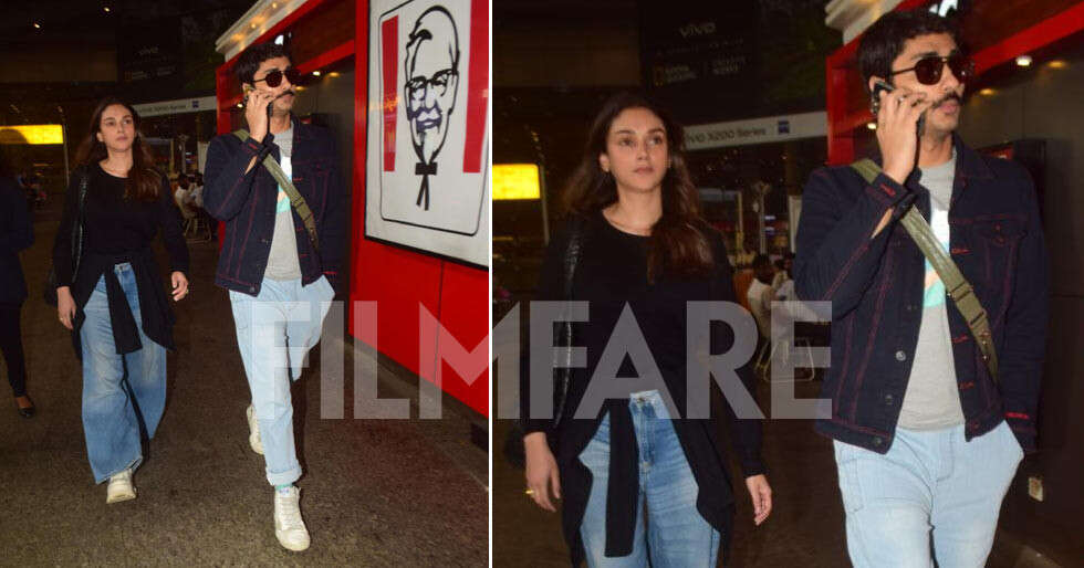 Pictures: Aditi Rao Hydari and Siddharth Make a Fashionable Look