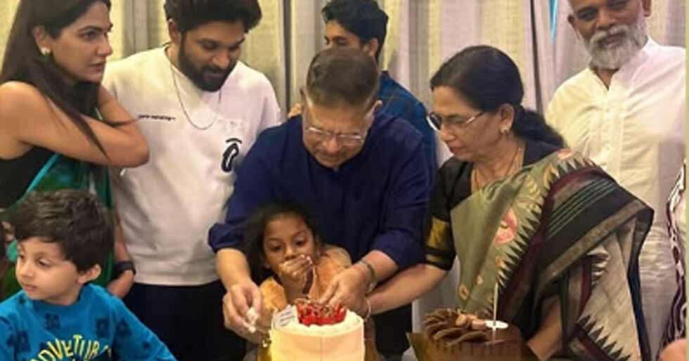 Allu Arjun made his dad’s birthday particular with a Pushpa twist