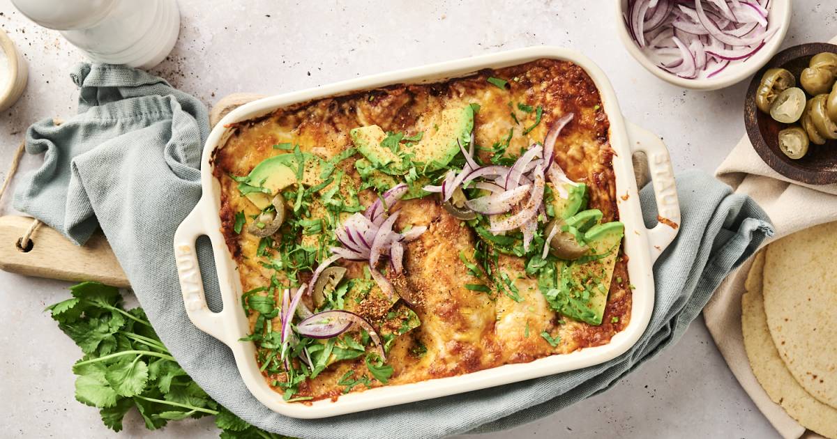 Straightforward Hen Enchiladas – Slender Kitchen