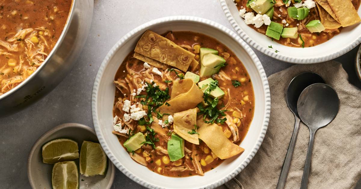 Hen Tortilla Soup with Corn (Wholesome & Freezer-Pleasant!)