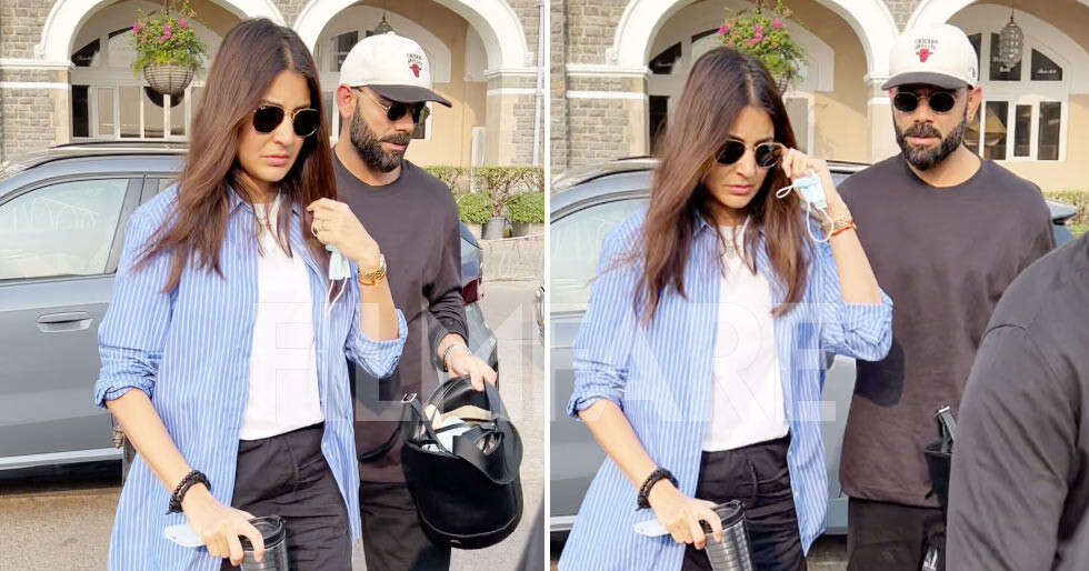 PHOTOS: Anushka Sharma and Virat Kohli clicked on the Gateway of India