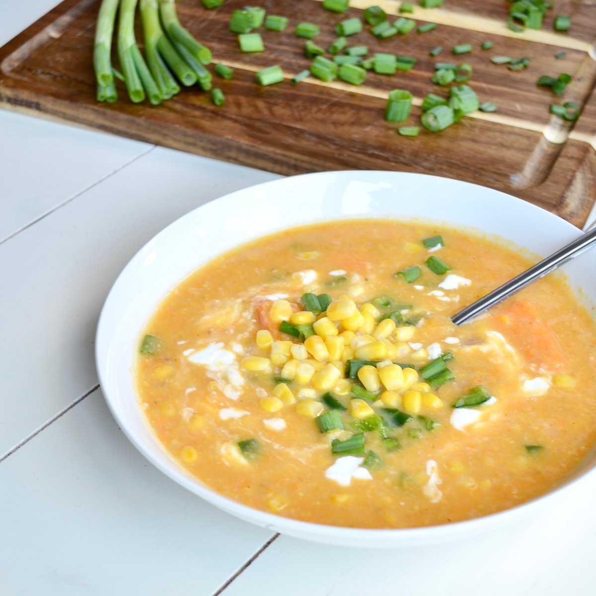 Weight Watchers Candy Potato Corn Chowder