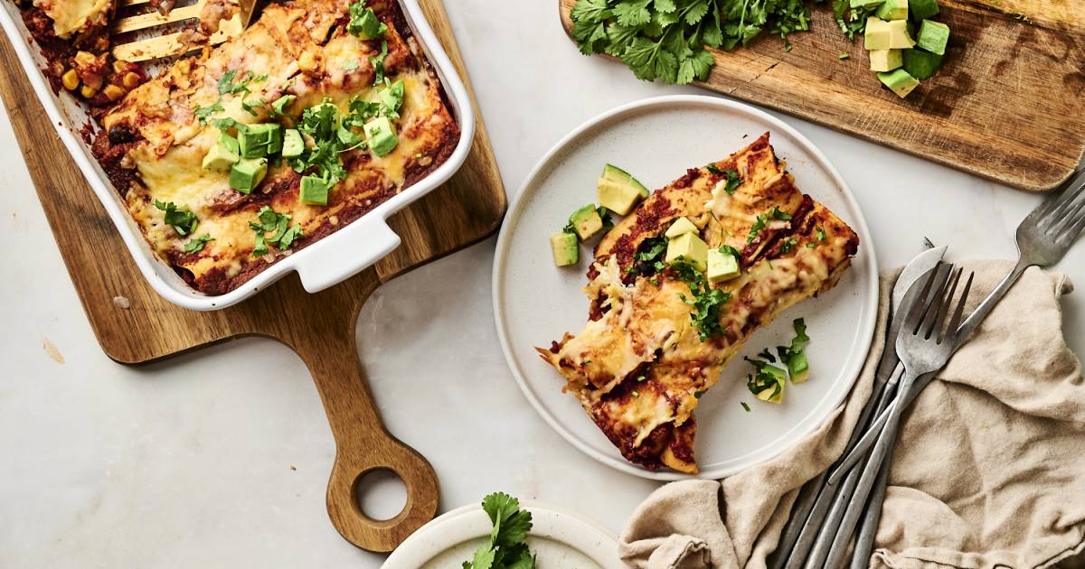 Black Bean Enchiladas – Slender Kitchen