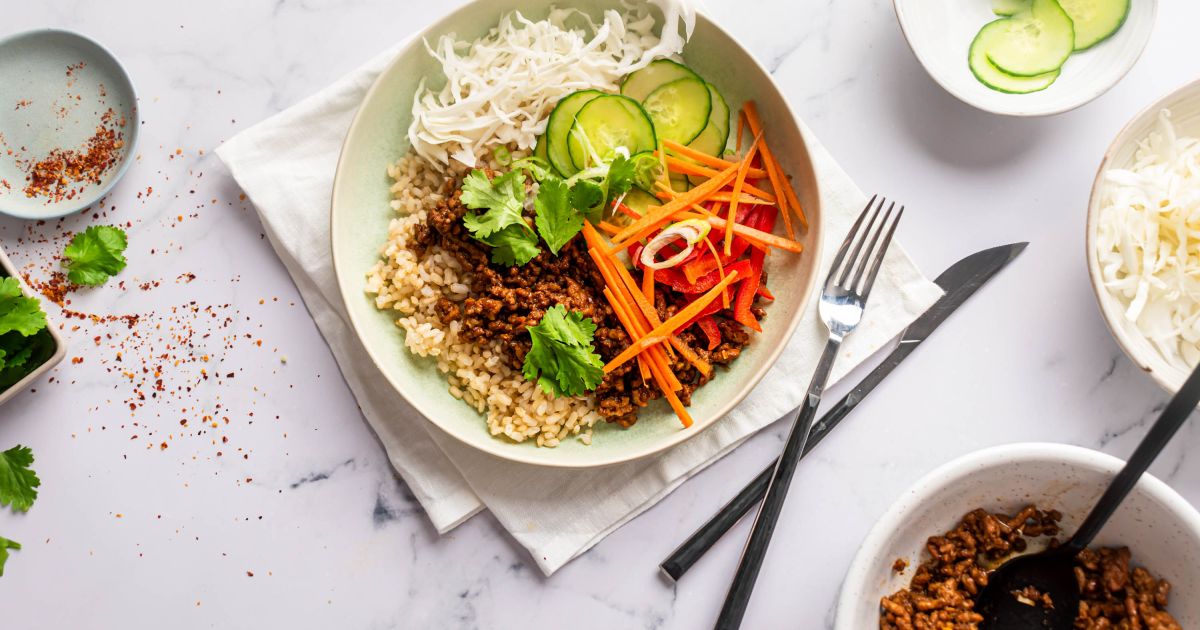 Floor Beef Bulgogi Bowls – Slender Kitchen