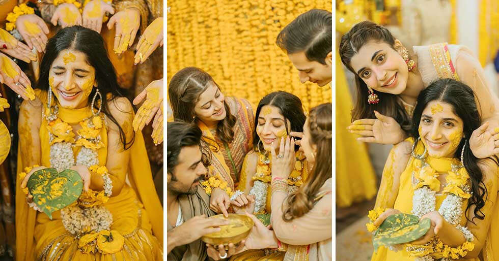 Mawra Hocane shares beautiful Haldi pics ft. Urwa Farhaan Saeed and extra