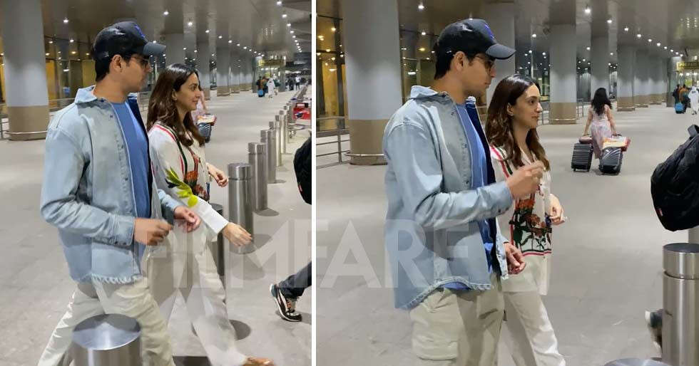 PHOTOS: Dad and mom-to-be Sidharth Malhotra and Kiara Advani return to the bay