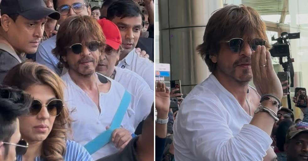 Pictures : Followers Go Berserk As Shah Rukh Khan Will get Snapped In Jaipur